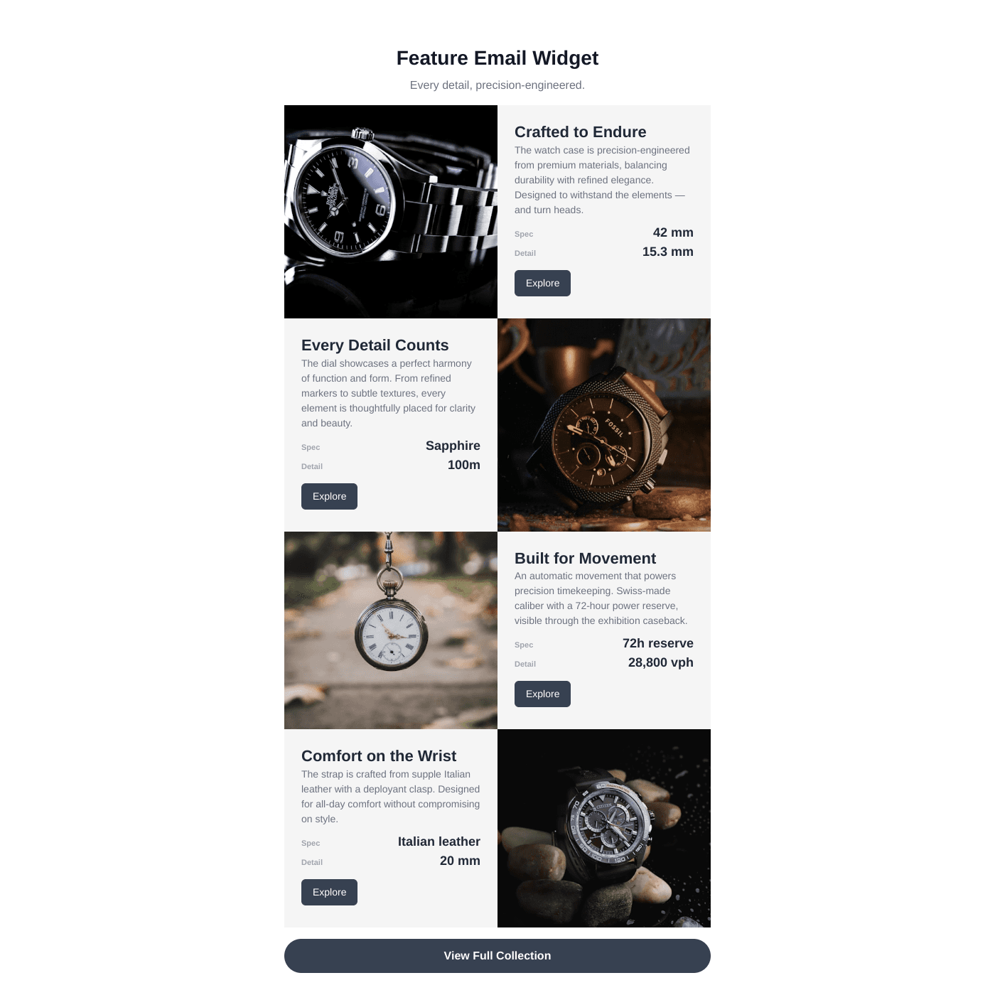 Email Widget preview 11