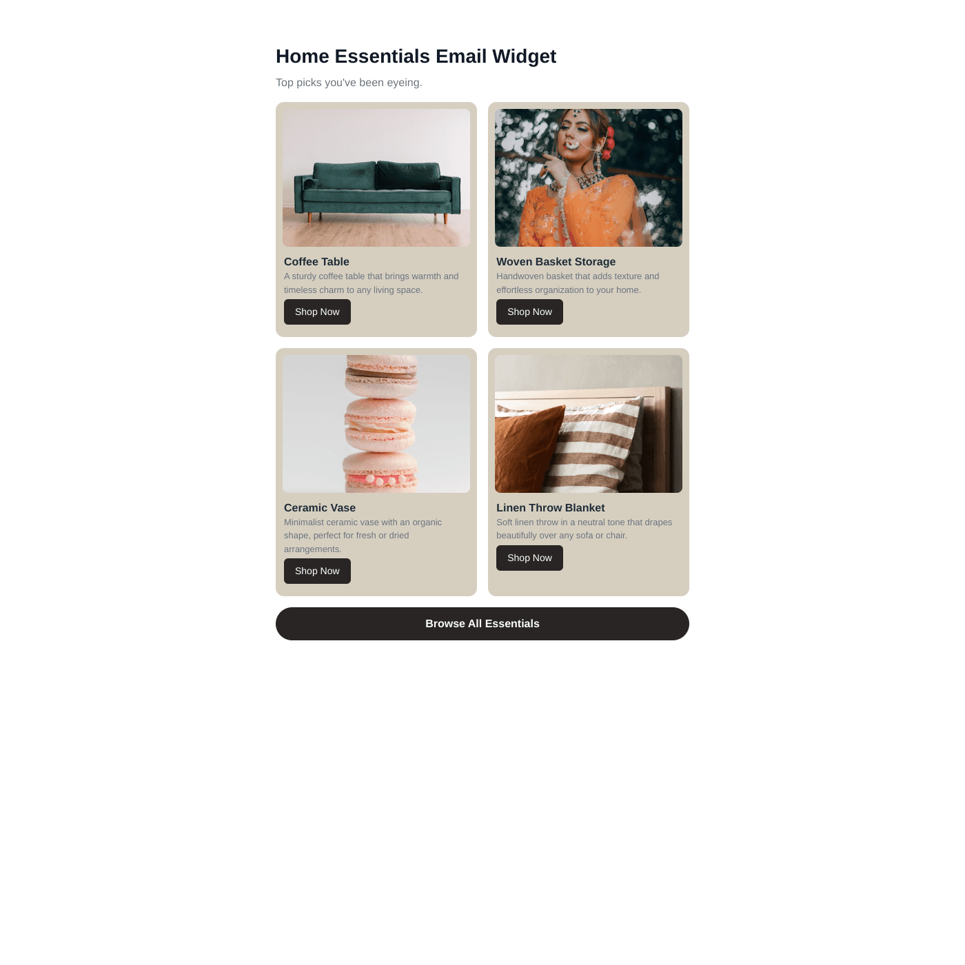 Email Widget preview 2