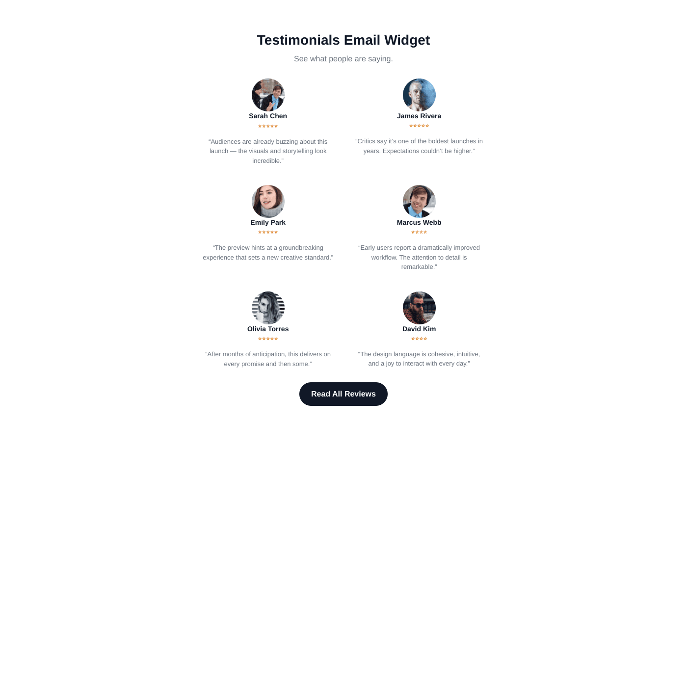 Email Widget preview 6