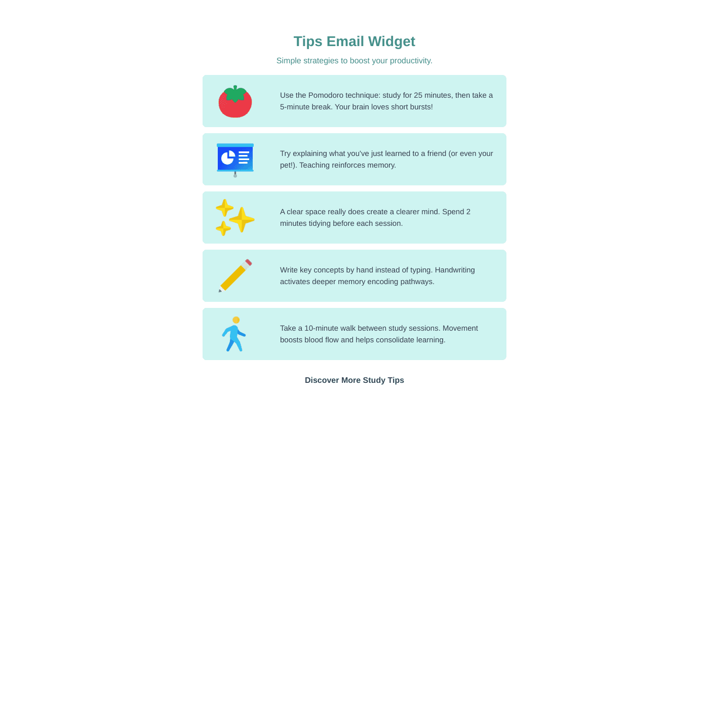 Email Widget preview 9