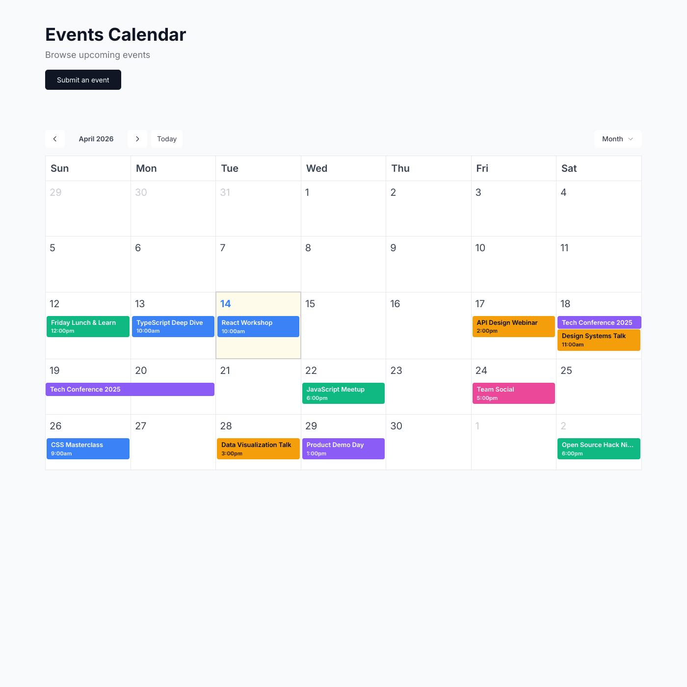 Use Airtable or Google Sheets for Your Events