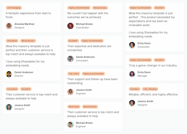 Wall of Love Template