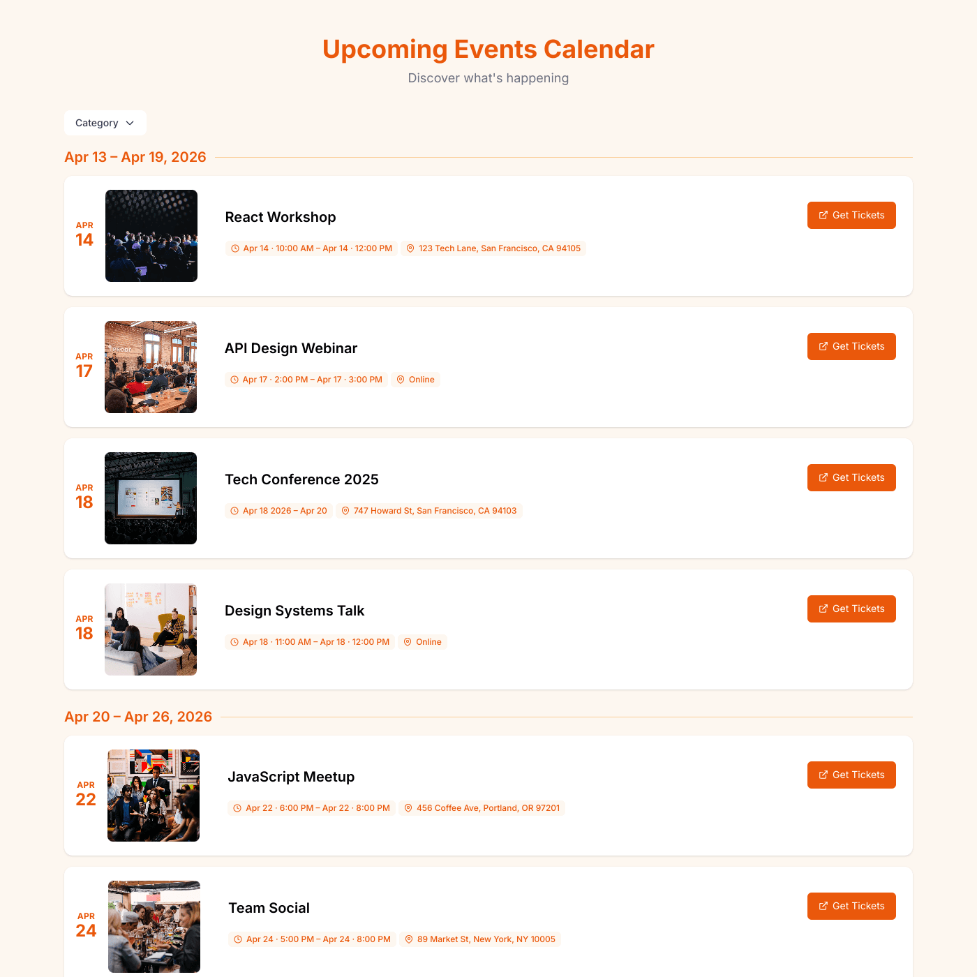 Showcase Events Professionally
