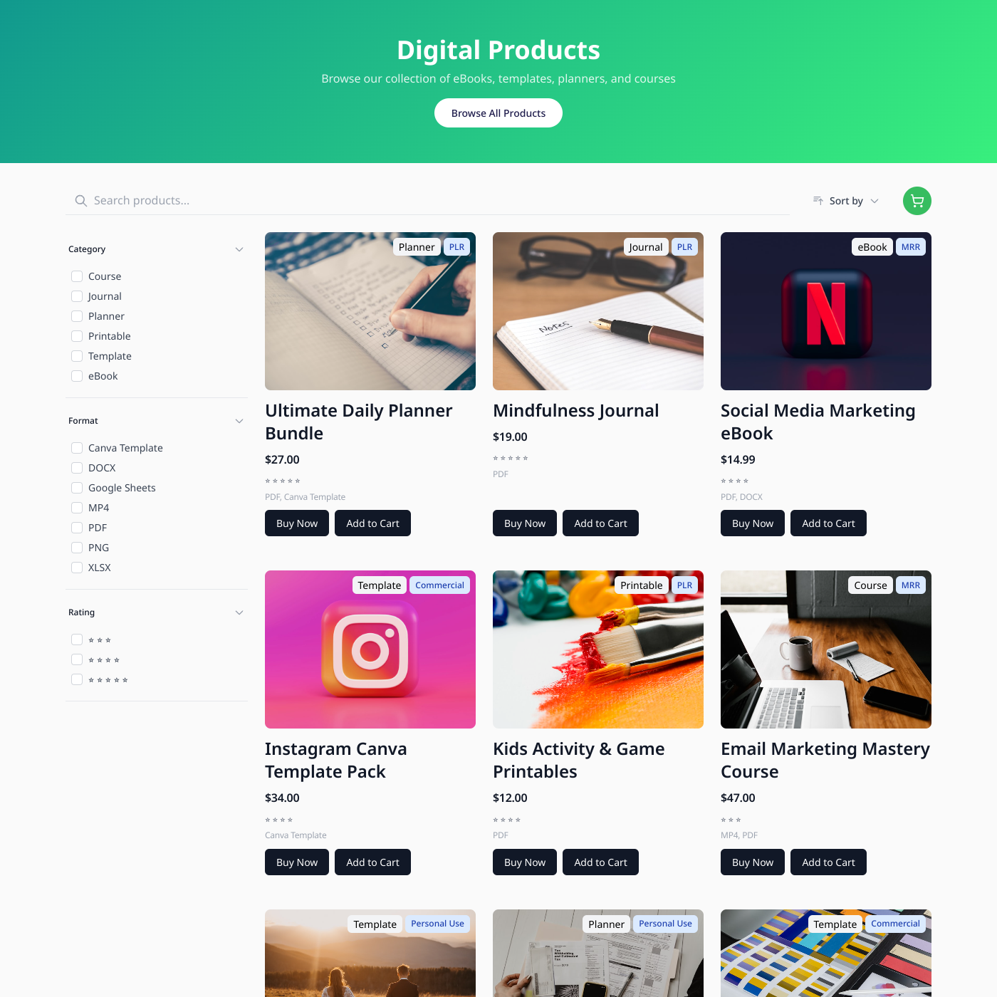 Digital Products
